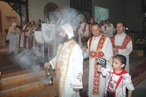 من قداس عيد القيامة