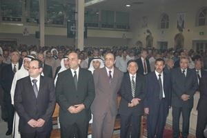 من اليمين رجلا الاعمال عبدالمحسن ابوالحسن ومعلي العلمي والعميد نادر الجندي والمستشار محمد نبيل ودعمرو الباز
