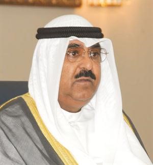 الشيخ مشعل الاحمد ملقيا كلمته
