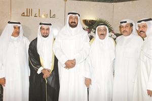 جاسم التنيب وعبدالله النجار واللواء دمحمد العفاسي يباركون