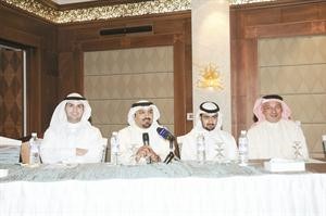 جانب من المؤتمر الصحافي﻿