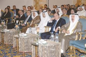 احمد الهارون وحسين الخرافي وجمعة العبادي ودهاني الملقي يتقدمون الحضور 	محمد ماهر﻿