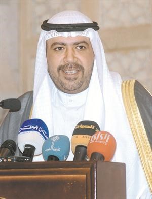 الشيخ احمد الفهد يلقي كلمته في افتتاح المؤتمر الدولي 11 للمؤسسات المالية الاسلامية امس متين غوزال