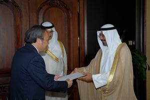 الشيخ دمحمد الصباح يتسلم اوراق اعتماد سفير فيتنام﻿
