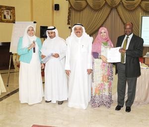 جانب من تكريم المشاركين﻿