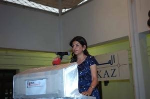 فارعة السقاف ملقية كلمتها﻿