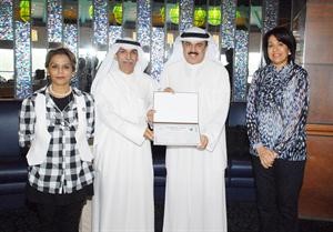 تكريم المشاركين في الدورة
