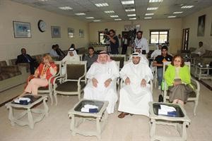 امين سر جمعية الصحافيين فيصل القناعي يتقدم حضور المؤتمر متين غوزال
