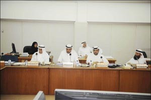 خالد السلطان وديوسف الزلزلة وعبدالرحمن العنجري واحمد السعدون اثناء الاجتماع 	متين غوزال﻿