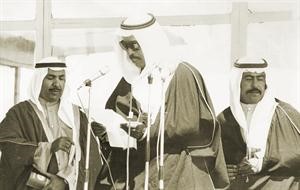 الشيخ خالد الاحمد رحمه الله يلقي كلمته في احدى المناسبات