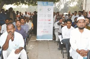 احد المخيمات الطبية للجنة﻿