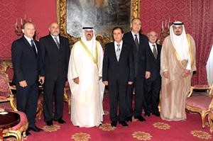 السفير فيصل المسيليم خلال لقائه رئيس مالطا﻿