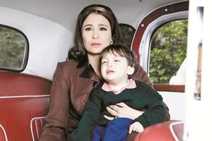 كارول سماحة في مشهد من مسلسل الشحرورة