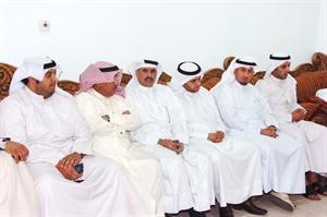 جانب من الحضور في ديوان الشعبي في الاحمدي