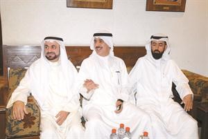 دفاضل صفر مع ماحمد الصبيح ومعبدالله عمادي
