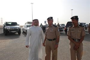 اللواء ابراهيم الطراح والرائد نايف الحجرف والزميل الظفيري ﻿