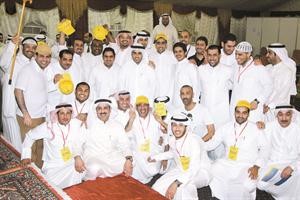 المعتدلة تحتفل بفوزها الساحق 	مهنا العنزي﻿
