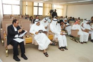 جانب من مساهمي الشركة خلال الجمعية العمومية