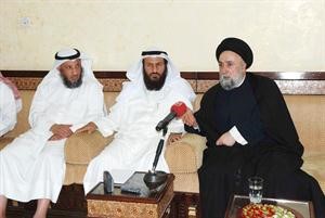 محمد هايف والعلامة السيد علي الامين وعثمان الخميس﻿
