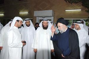 العلامة السيد علي الامين ومحمد هايف مع بعض الحضور﻿