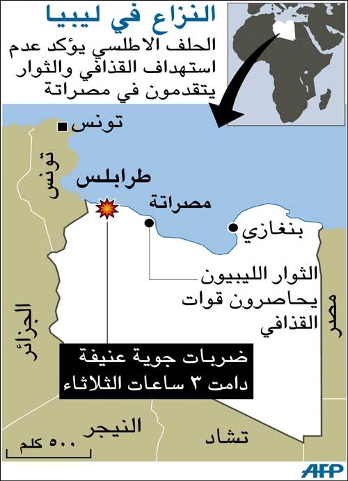 ليبيا: أنباء عن مقتل القذافي.. والثوار يحاصرون كتائبه في مطار مصراتة