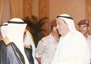  ومع العم الراحل خالد يوسف المرزوق رحمهما الله