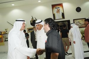 الحمود مرحبا بالزميل سمير بوسعد بحضور عدنان الابراهيم﻿