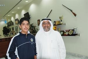 الرامي يوسف عبدالله ووالده﻿