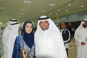 الرامي ناصر المقلد وحرمه﻿