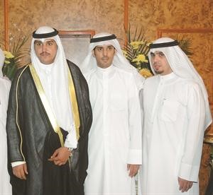 المعرس مع اخويه سلطان وجمال البراك﻿