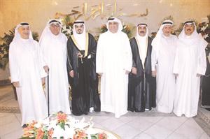 الفريق ميوسف المضاحكة واللواء ميعقوب الياسين وعبدالله تيفوني ونجيب القبندي وعبدالرحمن القبندي