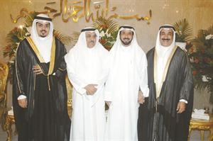 مخلد العازمي ولافي الشريعان يباركان
