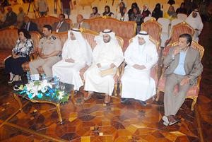 دميمونة الصباح ودعبدالله الهاجري ودعبدالهادي العجمي في مقدمة الحضور
