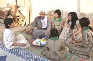 مشهد من مسلسل شوية امل