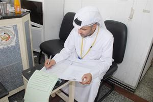 تحرير احدى المخالفات