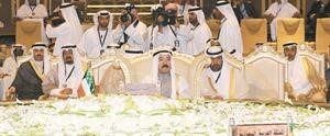 صاحب السمو الامير الشيخ صباح الاحمد في قمة ابوظبي الاخيرة
