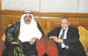 د حسن سعادة مع الشيخ فيصل السعود