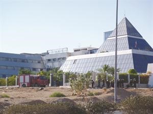 تواجد امني مكثف حول مستشفى شرم الشيخ مقر علاج الرئيس المخلوع﻿
