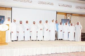 اسعد السعد يتوسط مجلس الشراكة الاستشاري مع الموردين والمقاولين المحليين قاسم باشا