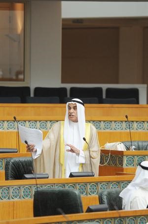 احمد السعدون متحدثا