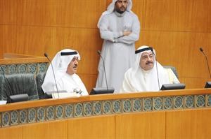 الشيخ احمد الحمود ومصطفى الشمالي خلال الجلسة