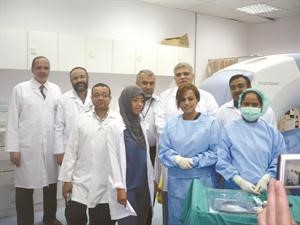 الفريق الطبي الذي قام بعملية الحرق الحراري﻿