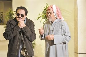 الفنان القدير سعد الفرج والنجم ابراهيم الحربي
﻿