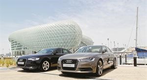 اودي A6 مقابل حلبة مرسى ياس