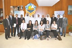 لقطة جماعية للمتدربين المشاركين في البرنامج 