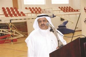 بدر العدواني يتحدث خلال اجتماع الجمعية العمومية كرم ذياب