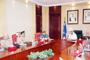 وزير الداخلية الشيخ احمد الحمود مترئسا الاجتماع﻿