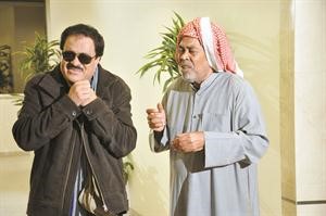  ومع الفنان القدير سعد الفرج في بوكريم

