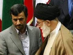 علي خامنئي واحمدي نجاد