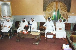 شباب تجمع العدالة الدستورية اثناء الاعلان عن تجمعهم كرم ذياب